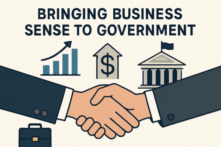 Bringing business sense to government