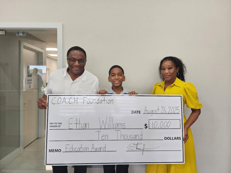 Local youth receives scholarship to attend prestigious school