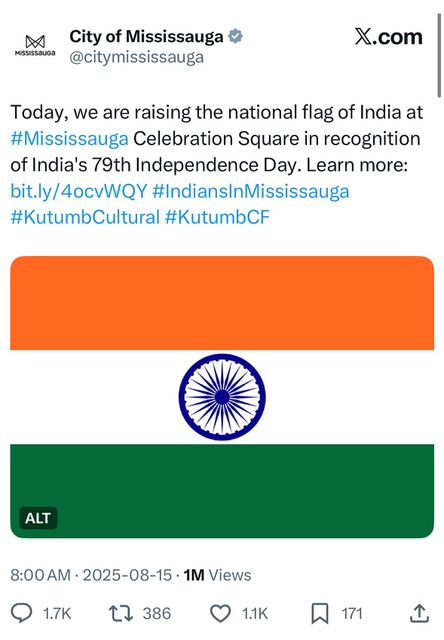 Pakistan, India flag raisings at Mississauga Celebration Square generate debate