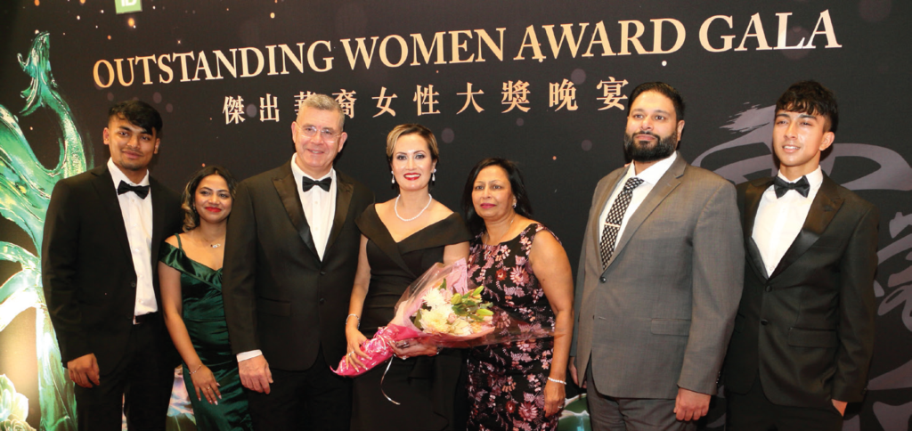 Shara Micucci winning award