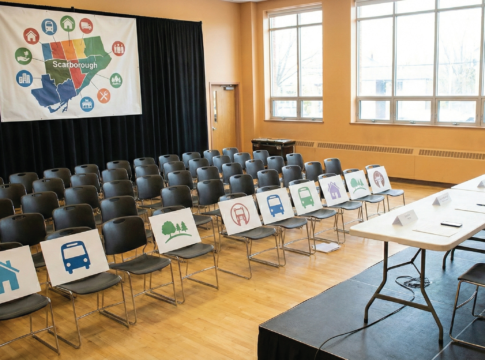 AI generated image of Scarborough budget consultations