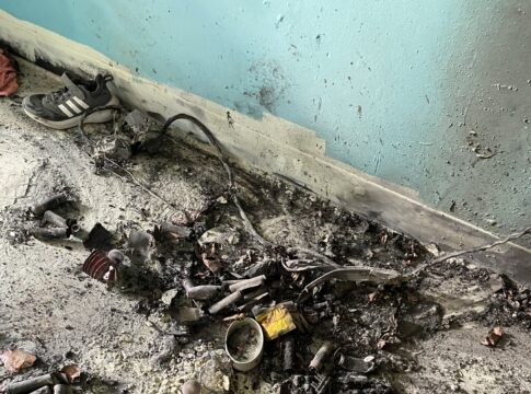 E-Bike Battery Fire causes injuries