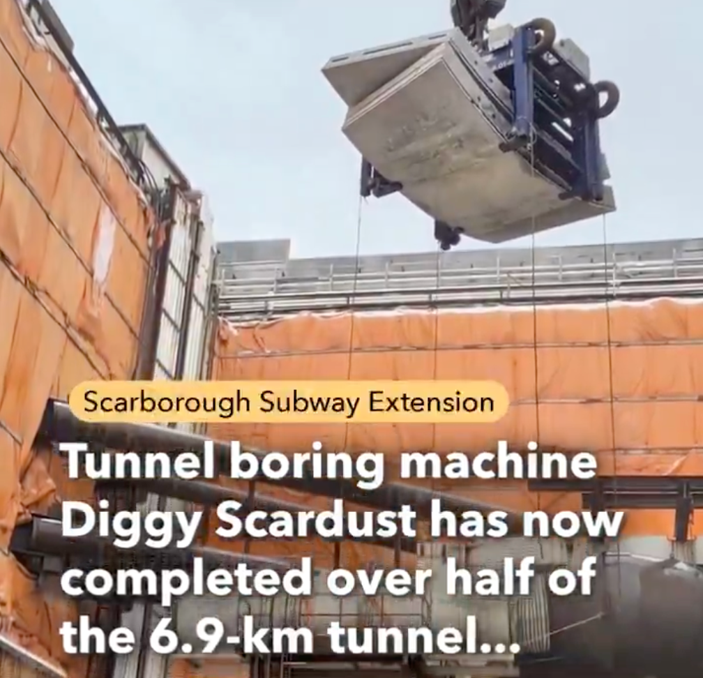 Scarborough Subway Extension Tunnel Boring Machine