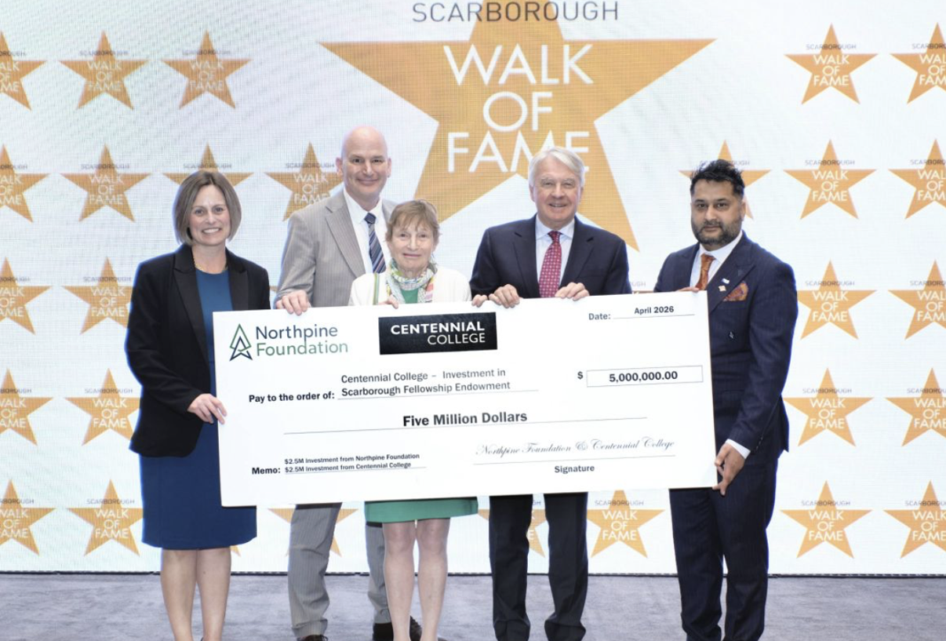 Philanthropic gift will support Scarborough students attending Centennial College