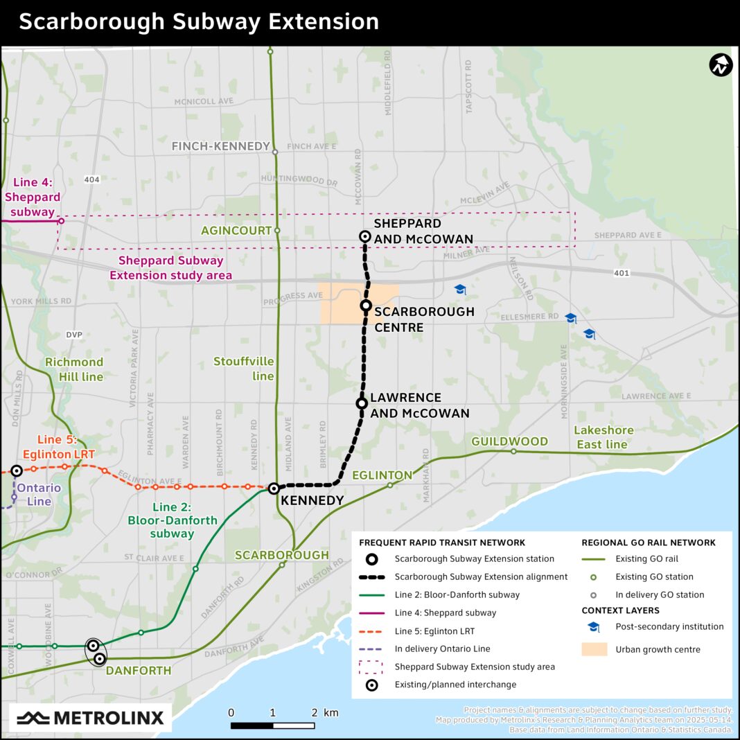 Metrolinx seeks public members for Scarborough subway liaison committee