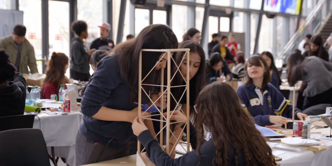 100 local students participate in real estate building challenge