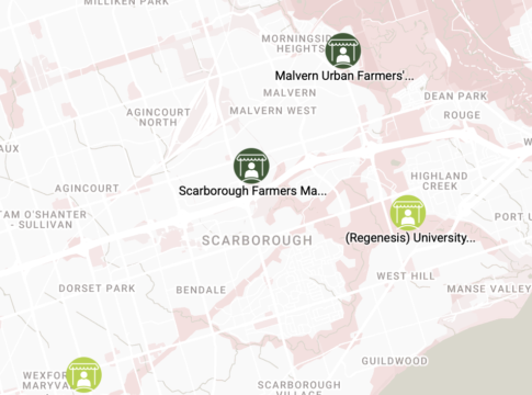 image of map of Public Markets Week