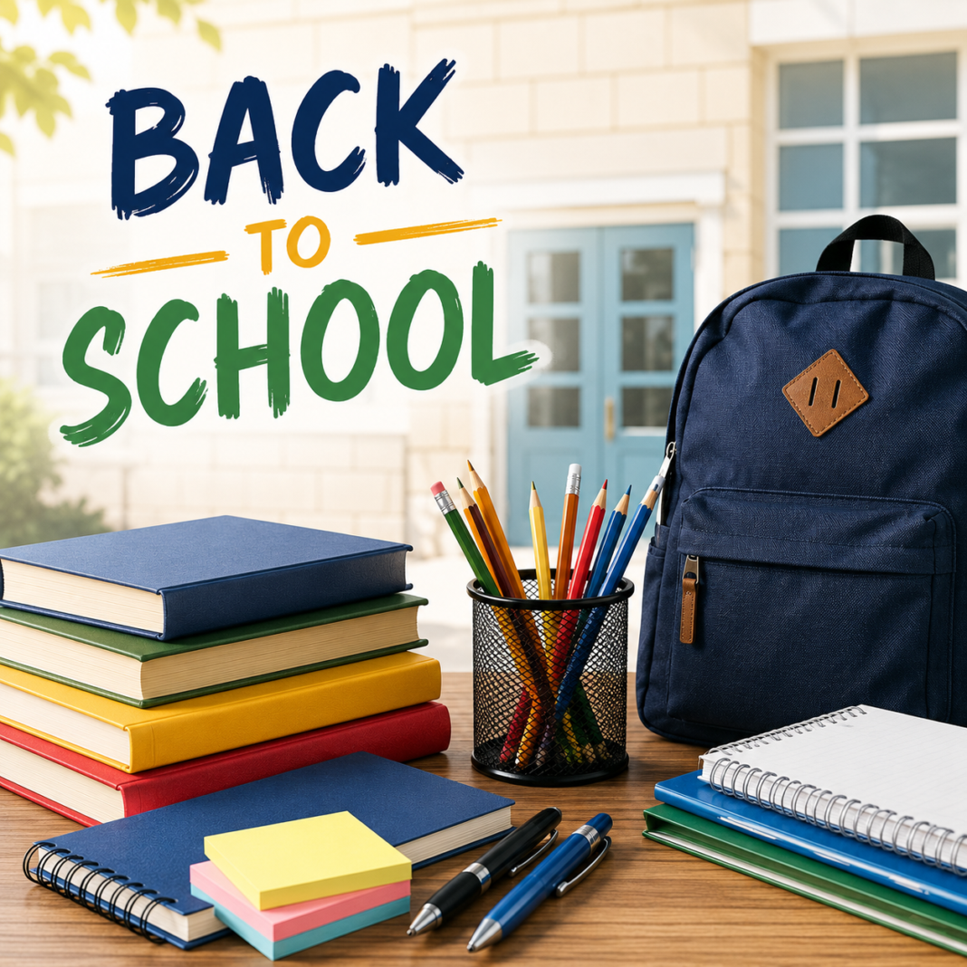 Getting ready for back-to-school—and the busy fall ahead image showing back to school with bags and pencil