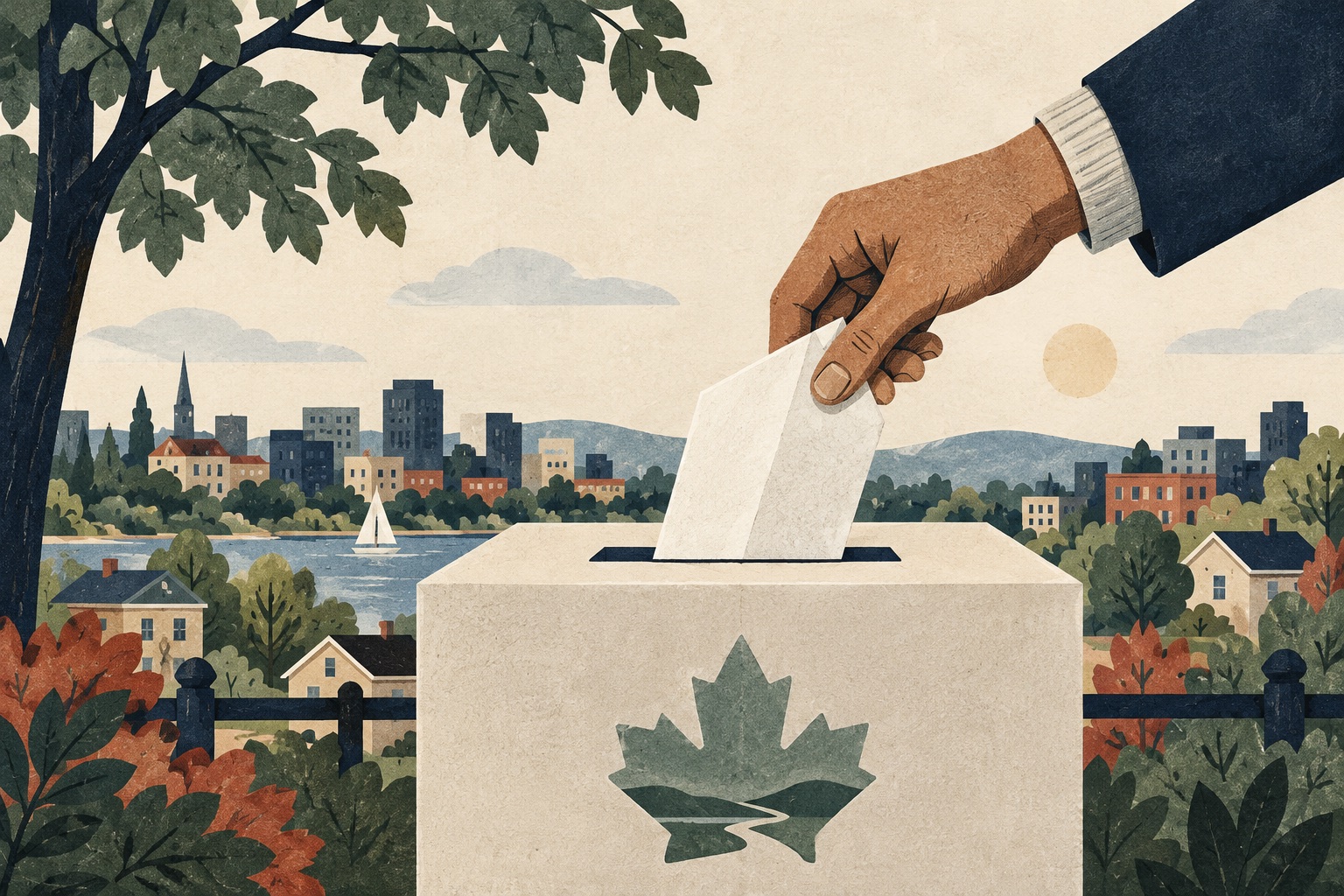 Editorial illustration: civic