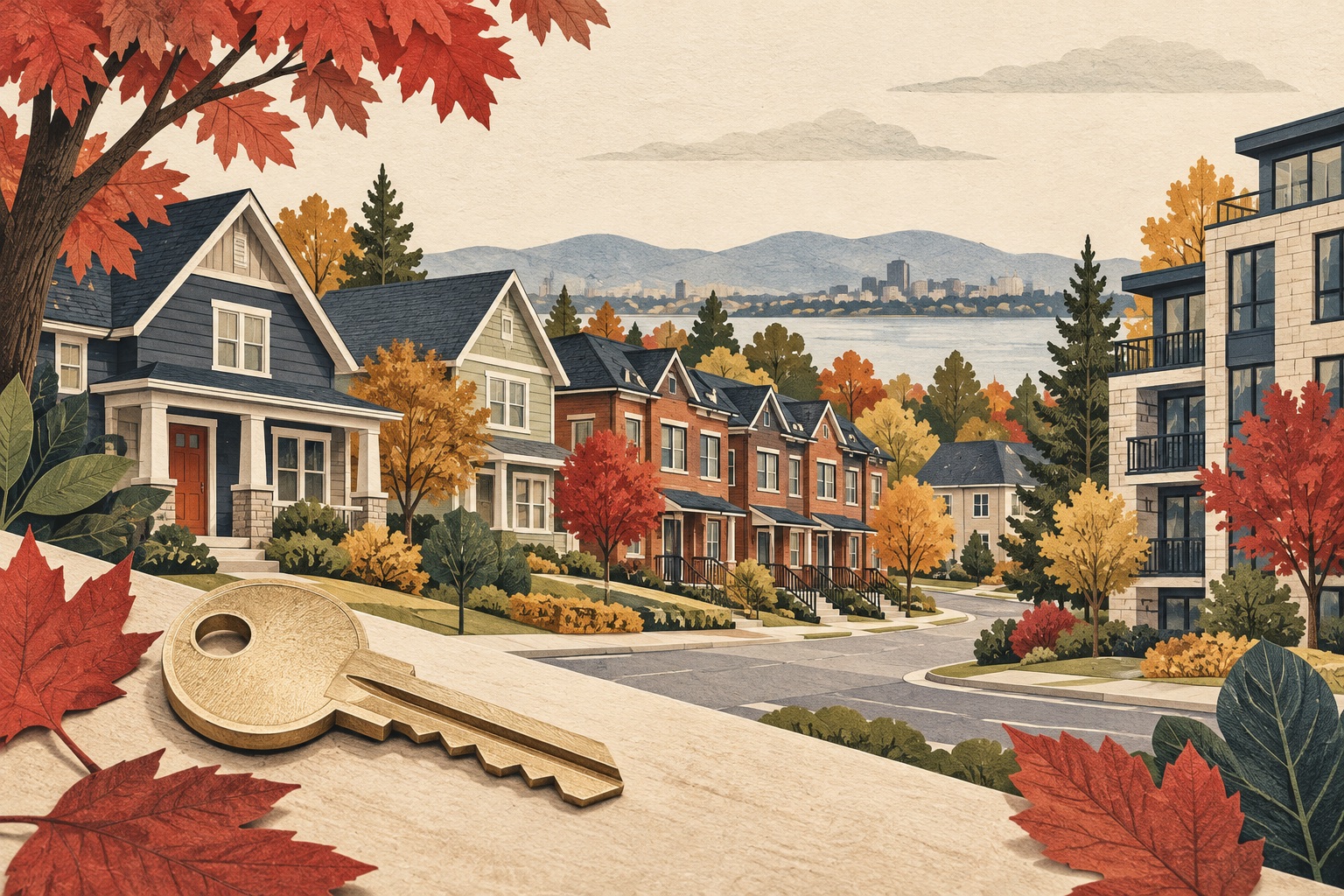 Editorial illustration: housing